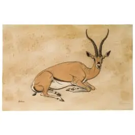 „Gazzella”, Werner Peiner, attribuito (Düsseldorf 1897–1984 Leichlingen)