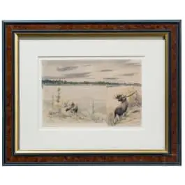 „Studi di alci”, Richard Bernhard Louis Friese (Gumbinnen 1854 – 1918 Bad Zwischenahn), 1906
