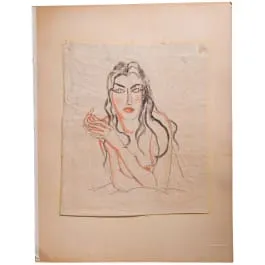 Jacob Wilhelm Fehrle（1884 - 1974），两幅素描，德国，20世纪