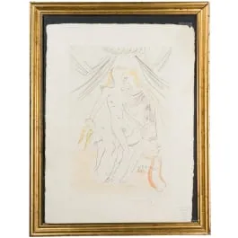 《Venus, Mars et Cupidon》，仿萨尔瓦多·达利（菲格拉斯 1904 – 1989 菲格拉斯）