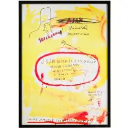 „Supercomb“, poster da Jean-Michel Basquiat (Brooklyn, New York 1960–1988 New York)