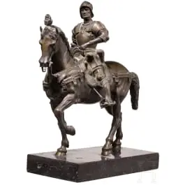 „Konjanička statua Bartolomea Colleonija”, prema Andrei del Verrocchiu (Firenca 1435–1488 Venecija), 2. pol. 19. st.