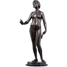 „Ženski akt s cvijećem”, Fritz Christ (Bamberg 1866 – 1906 München), oko 1900.