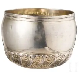 Srebrna čaša Tummler (čaša za šaku), Augsburg, Ferdinand Schönfeld (majstor 1686-1709), 1695-1700