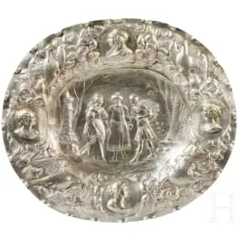 Ukrasna plitica, Augsburg, Heinrich Mannlich (majstor 1658-1698), vjerojatno 1670-74