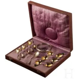 Set da caviale, Brema, Koch & Bergfeld, circa 1890
