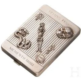 Memento mori 香烟盒,奥匈帝国,1872–1922年