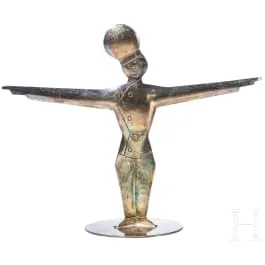 Art Deco-figur, Berliner Elektro-Plated-Waren-Fabrik, omkring 1920
