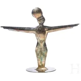 Figura u stilu art décoa, Berliner Elektro-Plated-Waren-Fabrik, oko 1920.