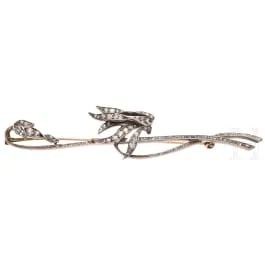 Broche en forme de lys, Autriche-Hongrie, vers 1900