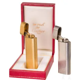 Deux briquets Cartier, Paris, 2e moitié du 20e siècle