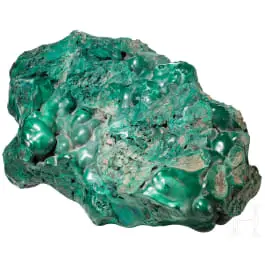Bloc de malachite monumental