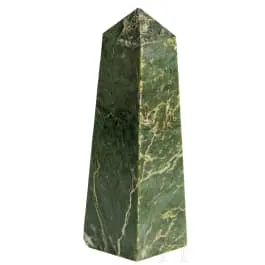 Obélisque en néphrite, Chine, fin du 20e siècle