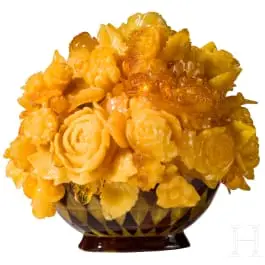 Bouquet de fleurs en ambre, Lituanie