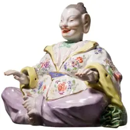 Pagodă clătinătoare feminină, Johann Joachim Kaendler, circa 1730 (model), Meissen, sec. XX