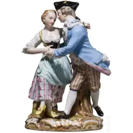 Pereche dansândă, Meissen, 1860 - 1924