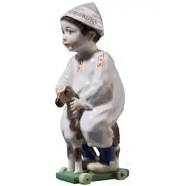 Hentschelovo dijete ili "Dijete na drvenom konju", Konrad Hentschel, 1905. (nacrt), Meissen, 20. st. (izvedba)