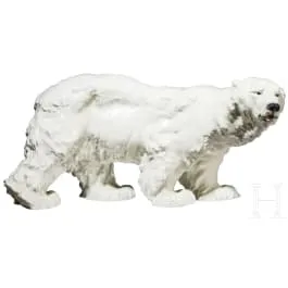 大型北极熊，Otto Jarl，1903年（设计），Meissen，20世纪（制作）。