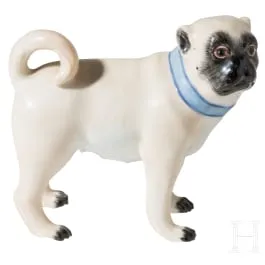 Mops, Meissen, 20. st.