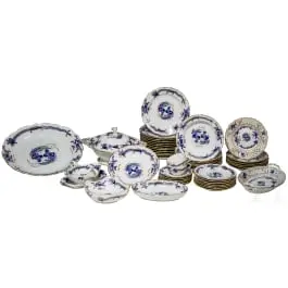 47 dijelova servisa "Plavi zmaj", Meissen, 20. st.