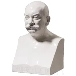 Porcelánová busta Theodora Wieseler, Hermann Joachim Pagels (1876 - 1959), 1926