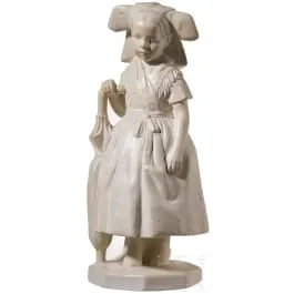 Žena iz Spreewalda s kišobranom, Karl Himmelstoss, 1908 (nacrt)