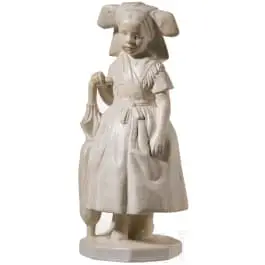 Žena iz Spreewalda s kišobranom, Karl Himmelstoss, 1908 (nacrt)
