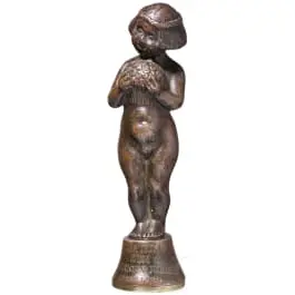 Bronzeseglstampe, gave til Arthur Nikisch, Leipzig, 1920