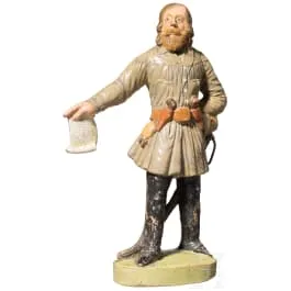 Figur des Friedrich Hecker aus Zizenhausener Terrakotta, um 1848