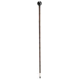 Walking stick with finely worked knob, circa 1900