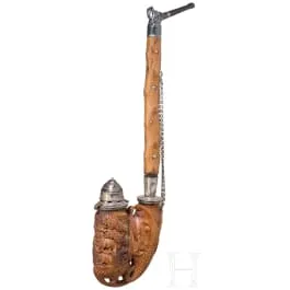 Ezüstveretes pipa (Ulmer Kloben), kb. 1820