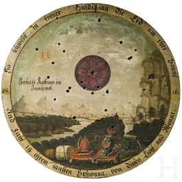 Streljačka meta s prikazom Martinswanda, Tirol, datirana 1816.