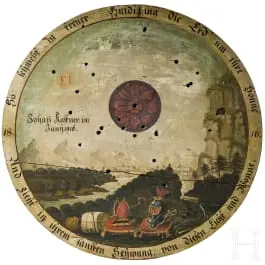 Streljačka meta s prikazom Martinswanda, Tirol, datirana 1816.