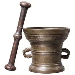 Bronzemorter, værksted Wegewart, Deventer (NL), dateret 1621