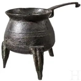 Bronzegryde med tre ben (Grapen), nordtysk/nederlandsk, 1500-tallet