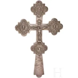 Croce in argento, Russia, Mosca, 1867