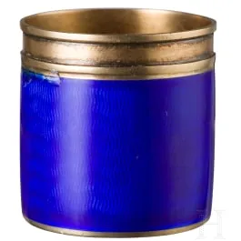 玑镂珐琅迷你杯（伏特加杯），俄罗斯，圣彼得堡印记，Fabergé，Anders Nevalainen，1908 - 1917年