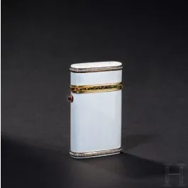 Fabergé玑镂珐琅烟盒，俄罗斯，圣彼得堡，Henrik Wigström，1908-1917年
