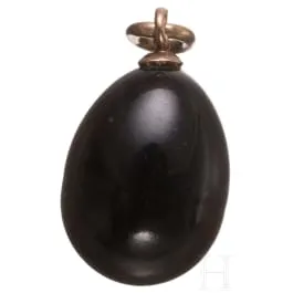 Pandantiv ou din obsidian argintiu, Rusia, sec. XX