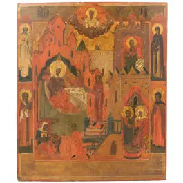 Meryem Ana'nın Doğuşu ikonası, Rusya, 19. yy başı