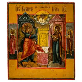 Müjde ikonası, Rusya, 19. yy