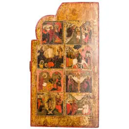 (राजद्वार) ट्रिप्टिच के पार्श्व, रूस, लगभग 1700