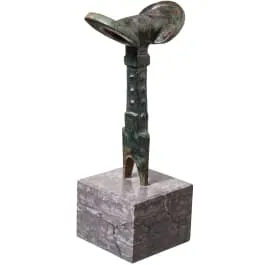 Poignée de bronze d'une épée, monts Zagros et régions adjacentes, vers 1000 av. J.-C.