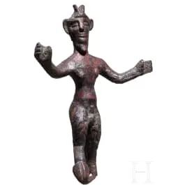 Pán bronzszobor, archaikus, i. e. 6. század