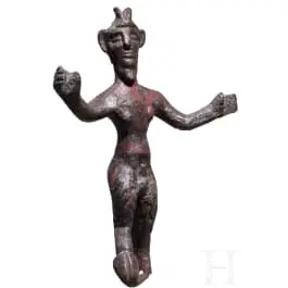 Pán bronzszobor, archaikus, i. e. 6. század