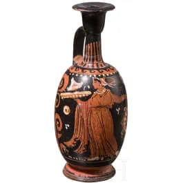 Vörösalakos lekythos, Apulia, i. e. 4. század vége