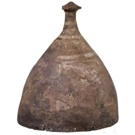 彩绘陶制帽顶头盔仿制品，维拉诺瓦文化，公元前9世纪