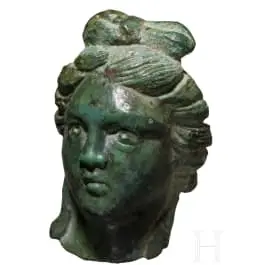 Venus bronzfej, római, Kr. u. 1-2. század