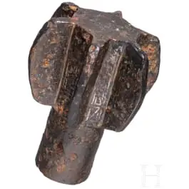 Ezüst tausírozású buzogányfej, késő bizánci, 12–13. sz.