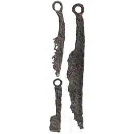 Drie Keltische ringknopmessen, La Tène-cultuur, 2e - 1e eeuw v.Chr.